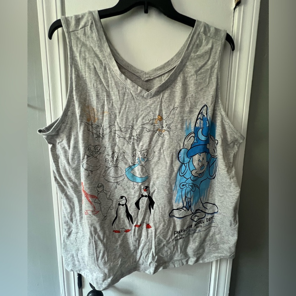 Disney Gray Ink & Paint Fantasia Graphic Tee - Picture 3 of 4